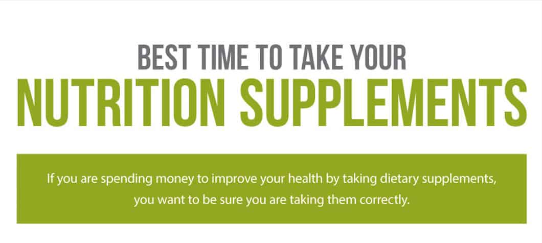 The Best Time To Take Supplements