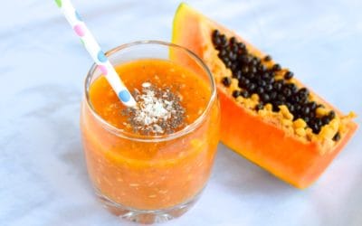 Carrot-Papaya Protein Smoothie